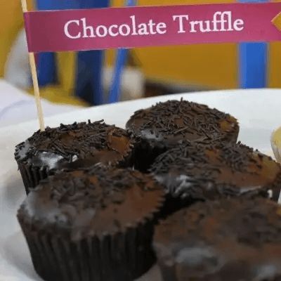 Chocolate Truffle Cupcakes(4)