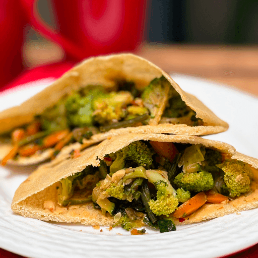 Whole Wheat Pita Breads(4pcs)